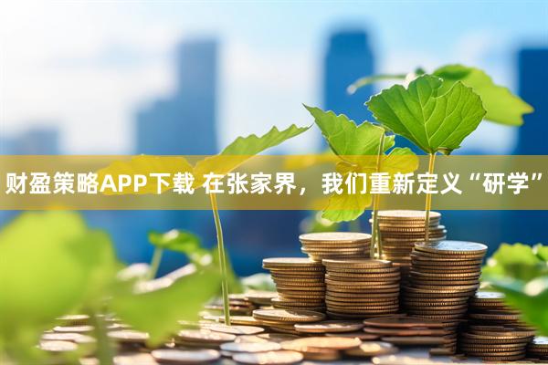 财盈策略APP下载 在张家界，我们重新定义“研学”