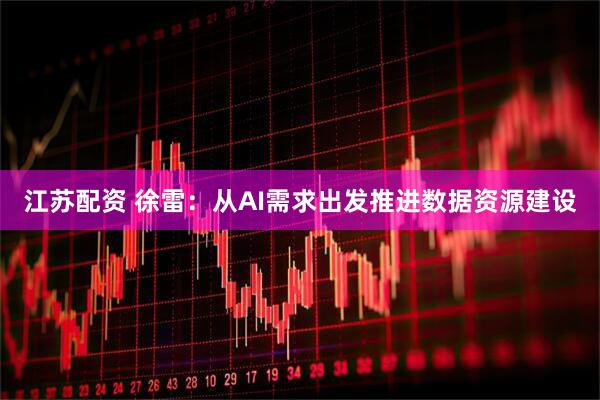 江苏配资 徐雷：从AI需求出发推进数据资源建设